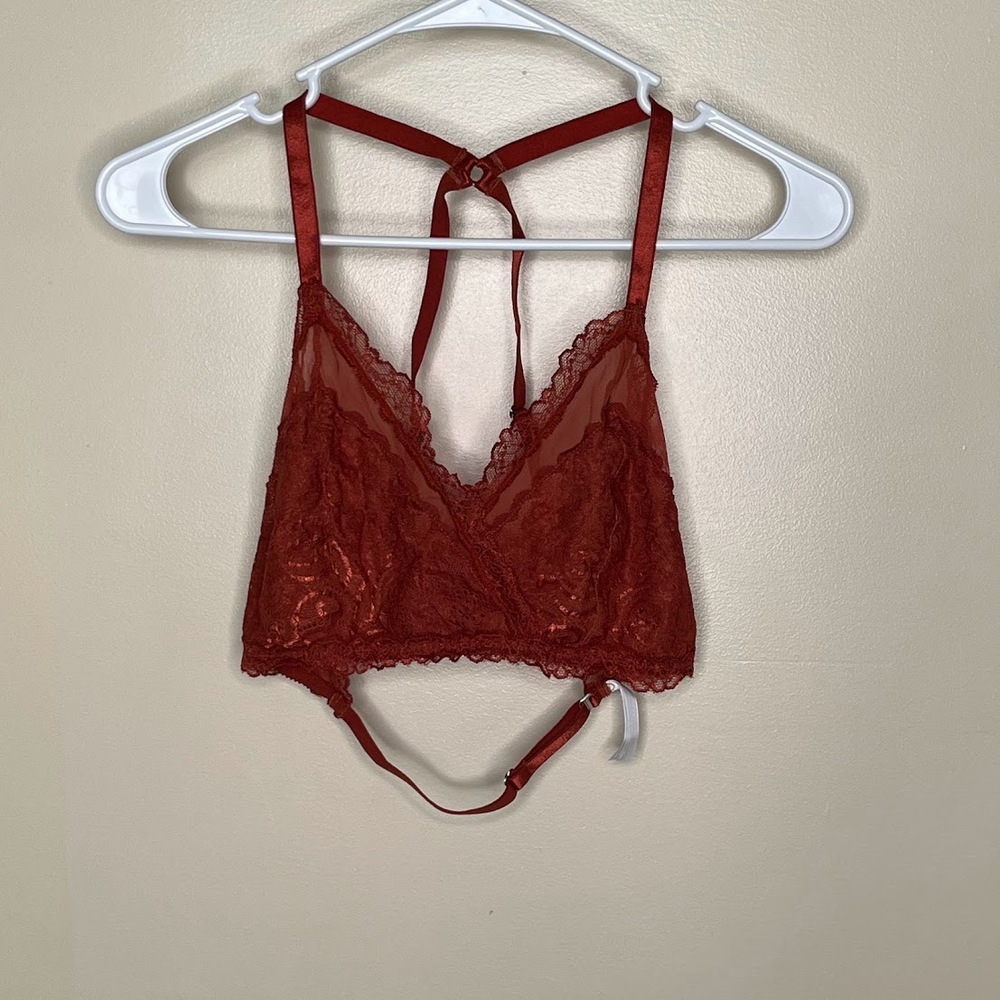 Uye Surana Orange Strappy Bralette